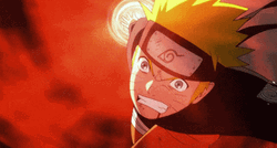 Naruto Red Rasengan Attack GIF