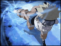 Naruto Run Rasengan Charge Power GIF