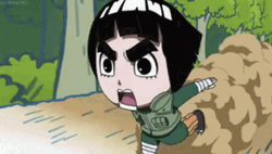 Naruto Run Rock Lee Across The World GIF