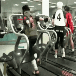 Naruto Run Treadmill Exercise Gym GIF