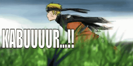 Naruto Running Kabuuuur GIF