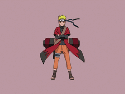 Naruto Sage Mode Arms Folded GIF
