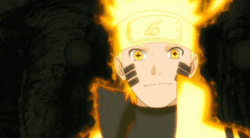 Naruto Sage Mode Slight Smile GIF