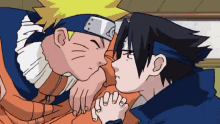 Naruto Sasuke Intense No Blink Stare GIF