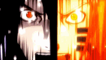 Naruto Sasuke One Face Frame Intense Expression GIF