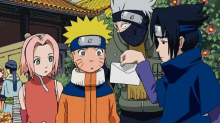 Naruto Sasuke Sweet Love Letter GIF