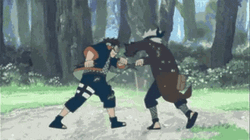 Naruto Shippuden Fight Kakashi Versus Obito GIF