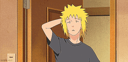 Naruto Shippuden Minato Namikaze Scratching His Head
