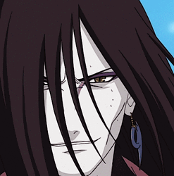 Naruto Shippuden Orochimaru Evil Skinny Face GIF