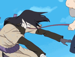 Naruto Shippuden Tsunade Fight Orochomiru GIF