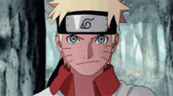 Naruto Smirk Winter Forest Background GIF