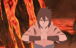 Naruto Team 7 Sasuke Uchiha  GIF