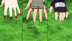 Naruto Three Legendary Sannin Fight GIF