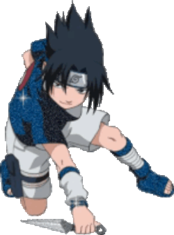 Naruto Uchiha Sasuke Sticker GIF