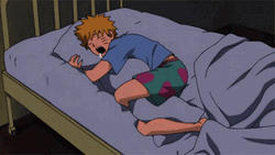 Naruto Uzumaki Anime Sleeping Drooling And Hugging Pillow GIF