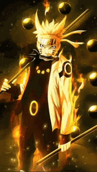 Naruto Uzumaki Celestial Realm Background GIF
