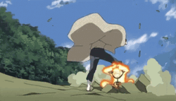 Naruto Versus Itachi Uchiha Fighting GIF