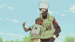 Naruto Versus Kakashi Fighting GIF