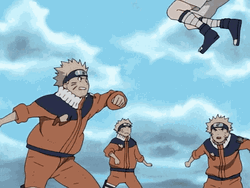 Naruto Vs Sasuke Clone Technique
