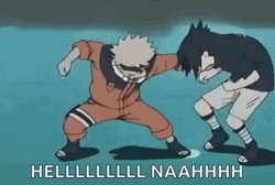 Naruto Vs Sasuke Hell Nah