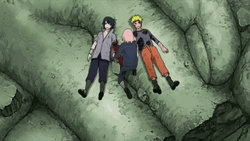 Naruto Vs Sasuke Sakura GIF