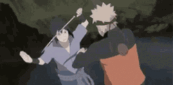 Naruto Vs Sasuke Using Sword
