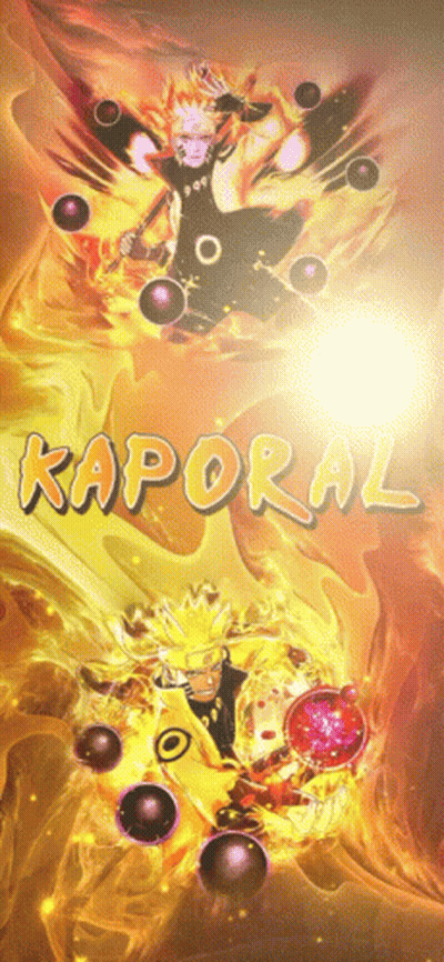 Naruto With Word Kaporal GIF