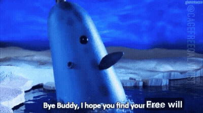 Narwhal Says Bye Buddy Hopes Free Will GIF
