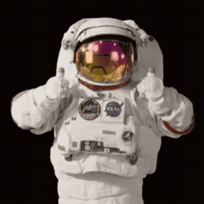 NASA Astronaut Thumbs Up GIF
