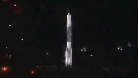 NASA Rocket Falling To Earth GIF