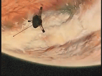 Nasa Spacecraft On Jupiter GIF