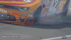 Nascar Car Racing Crash  GIF