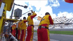 Nascar Car Racing Excited Joey Logano GIF