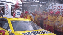 Nascar Car Racing Joey Logano Confetti GIF