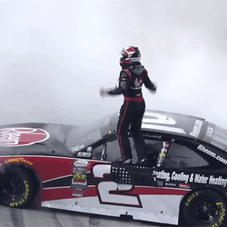 Nascar Car Racing Race Winner  GIF