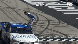 Nascar Carl Edwards Back Flip GIF