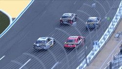 Nascar Crash Curving Point GIF