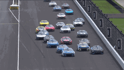 Nascar Crash On The Center Of The Track GIF