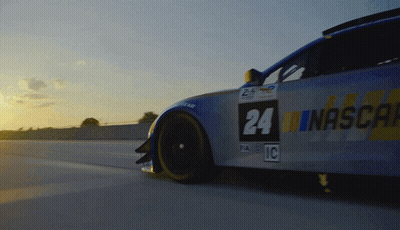 Nascar Race Car Driving