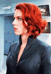 Natasha Romanoff Black Widow Subtle Nod  GIF