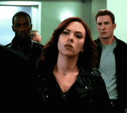 Natasha Romanoff Black Widow Walking Out GIF
