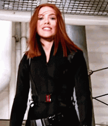 Natasha Romanoff Playful Demeanor GIF