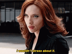 Natasha Romanoff Shaking Head Avengers GIF