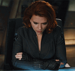 Natasha Romanoff Stunned Reaction GIF