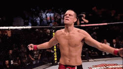 Nate Diaz Punch Celebration GIF