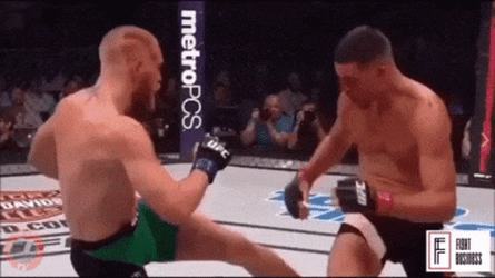 Nate Diaz Slap Conor MacGregor GIF