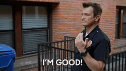Nathan Fillion The Rookie I'm Good GIF