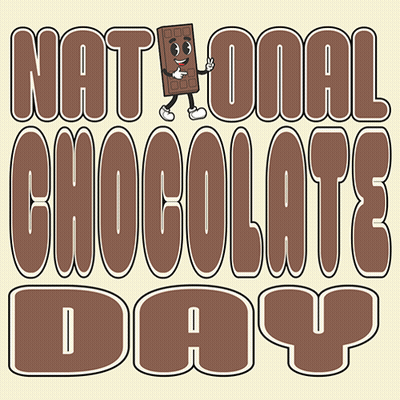 National Chocolate Day Poster GIF