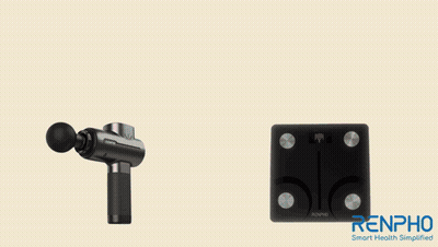 National Doctor's Day Advertisement With Massager And Scale GIF
