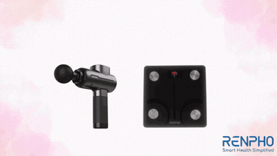 National Doctor's Day Poster Massage Gun And Scale GIF